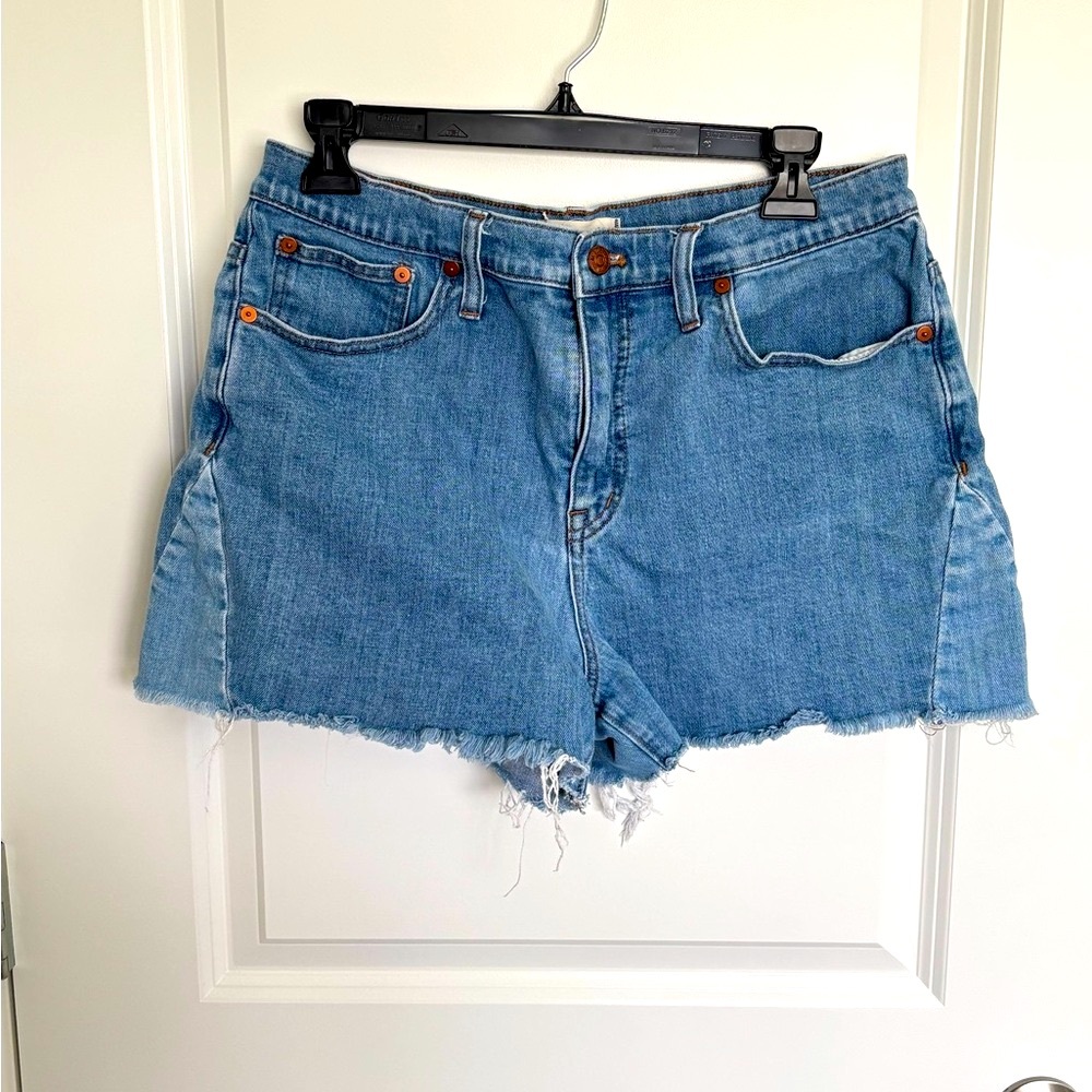 Madewell | Jean Shorts High Rise Distressed Hem